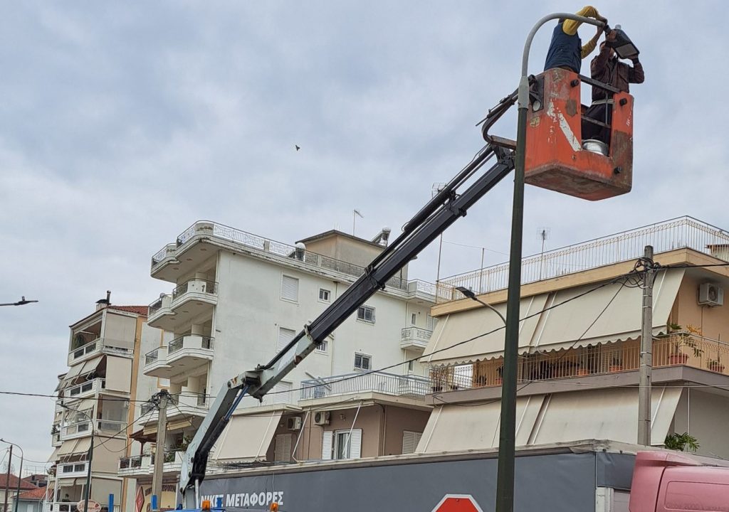 Ξεκινούν οι εργασίες για αναβάθμιση, συντήρηση &amp; επέκταση δικτύου δημοτικού ηλεκτροφωτισμού σε κεντρικές οδούς της πόλης Πτολεμαΐδας