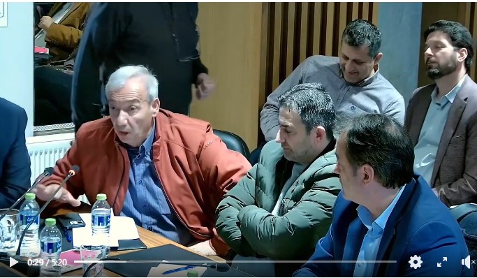 Η τοποθέτησις Καραβασίλη στην συνεδρίαση της ΠΕΔ με το κυβερνητικό κλιμάκιο.