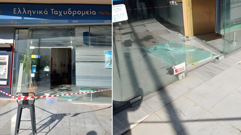 Κινηματογραφική ληστεία με καλάσνικοφ και βαριοπούλες στα ΕΛΤΑ του Λουτρακίου