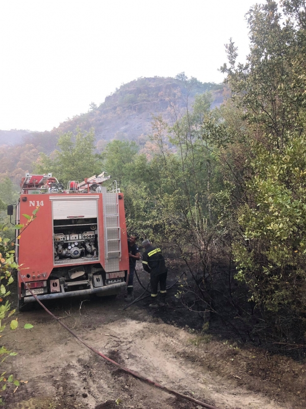   Συνεχίζεται η επιχείρηση κατάσβεσης της πυρκαγιάς στην περιοχή των «Γιαγκούλειων» στο Νησί Γρεβενών