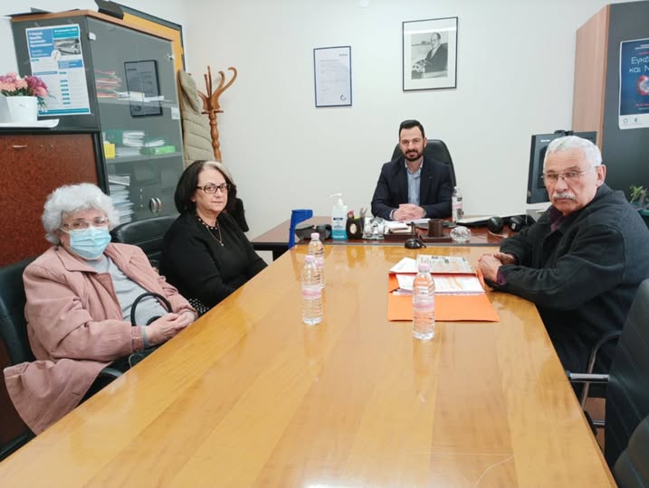 Συνάντηση του Συλλόγου Καρκινοπαθών Εορδαίας με τον Διοικητή του Μποδοσάκειου Γενικού Νοσοκομείου Πτολεμαΐδας