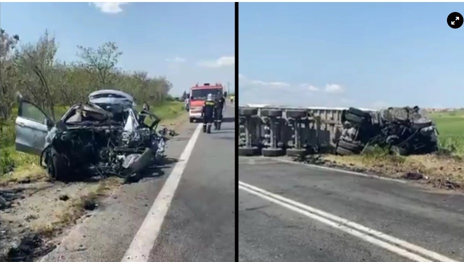 Θανατηφόρο τροχαίο στα Γιαννιτσά: ΙΧ συγκρούστηκε μετωπικά με φορτηγό, νεκρός ο 51χρονος οδηγός