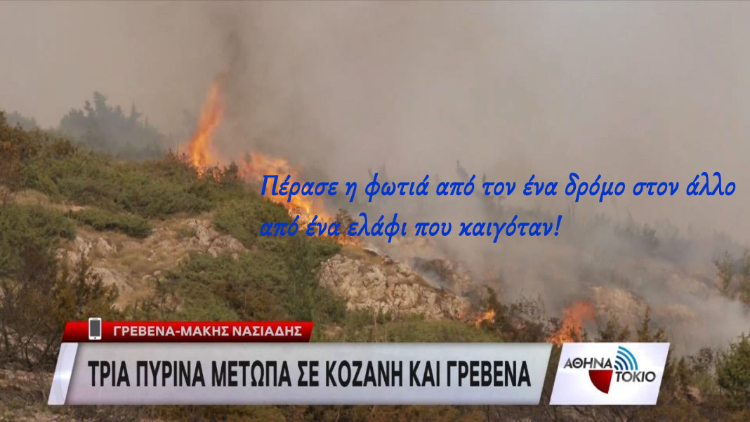 Μάχη με τις φλόγες δίνουν οι πυροσβεστικές δυνάμεις και σε Κοζάνη και Γρεβενά, όπου συνεχίζουν να κατακαίουν πυρκαγιές σε τρεις περιοχές.