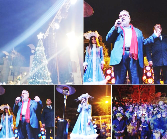 Άναψε το Χριστουγεννιάτικο δένδρο στην Κεντρική πλατεία Πτολεμαϊδας. Μεγάλη προσέλευση κόσμου, πολλά παιδιά, με τη Ρία Ελληνίδου να διασκεδάζει το πλήθος!