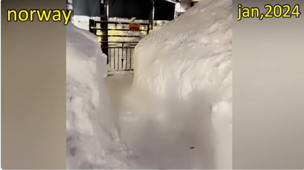 Νορβηγία: Θαμμένη στο χιόνι η χώρα, σκάβουν για να μπουν στα σπίτια τους - Δείτε βίντεο