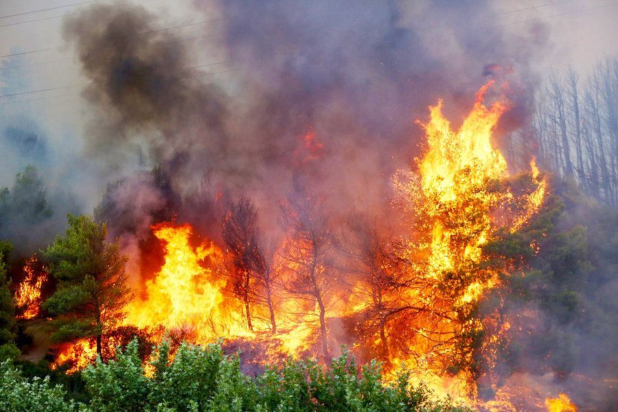 Κοζάνη: Η εξέλιξη του πύρινου μετώπου