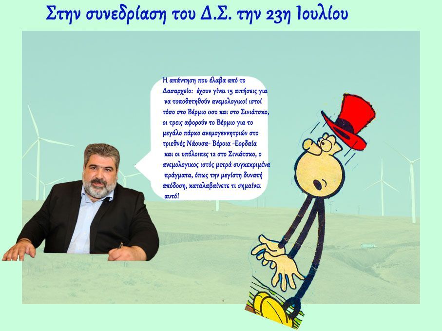 Στην Συνεδρίαση του Δ.Σ. την 23η Ιουλίου!!!