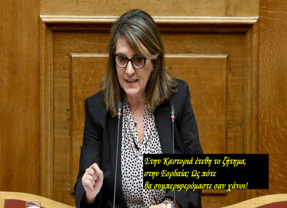 Ολυμπία Τελιγιορίδου: “Όσοι απεργάζονται σχέδια υποβάθμισης του Νοσοκομείου Καστοριάς, να τα ξεχάσουν.”